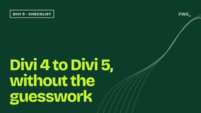 Divi 4 to Divi 5, without the guesswork